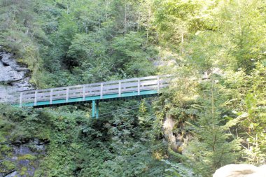 Stanghe, Kuzey İtalya'daki Bolzano yakınındaki Racines bir çatlak aracılığıyla su sel