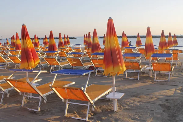 Spiaggia di Gatteo sul mare Adriatico in Italia — Foto Stock