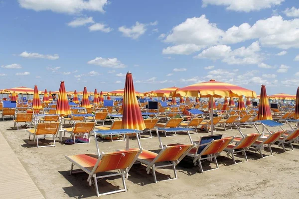 Strand gatteo am adriatischen Meer in Italien — Stockfoto