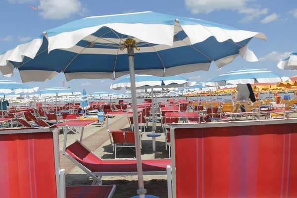 Strand gatteo am adriatischen Meer in Italien — Stockfoto