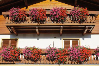 south Tyrol İtalya tipik mimarisi