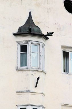  Italya 'nın Güney Tirol tipik pencere