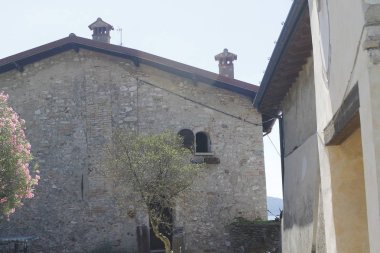 Cecina, garda Gölü Kuzey İtalya'daki küçük ortaçağ köyü