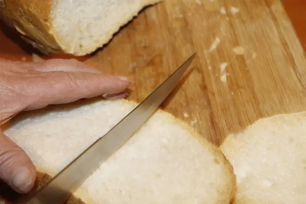 Primer plano de pan fresco — Foto de Stock