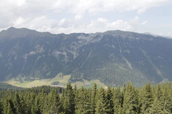 Vista Das Montanhas Alpinas Norte Itália — Fotografia de Stock