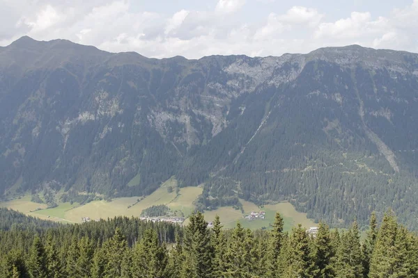 Vista Das Montanhas Alpinas Norte Itália — Fotografia de Stock