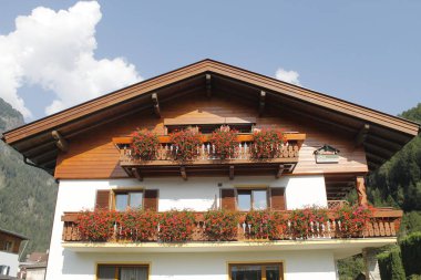 south Tyrol İtalya tipik mimarisi
