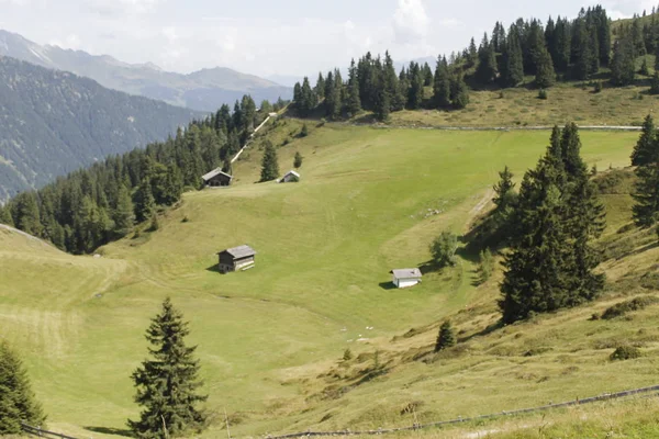 Alp Dağlarının Kuzey Talya Daki Havadan Görünümü — Stok fotoğraf