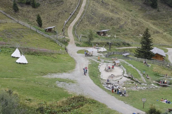 Luchtfoto Van Alpine Bergen Noord Italië — Stockfoto