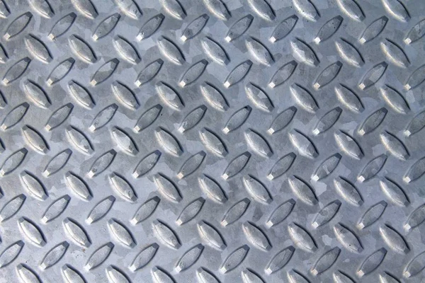 Fundo Metal Textura Com Padrão Placa Piso — Fotografia de Stock