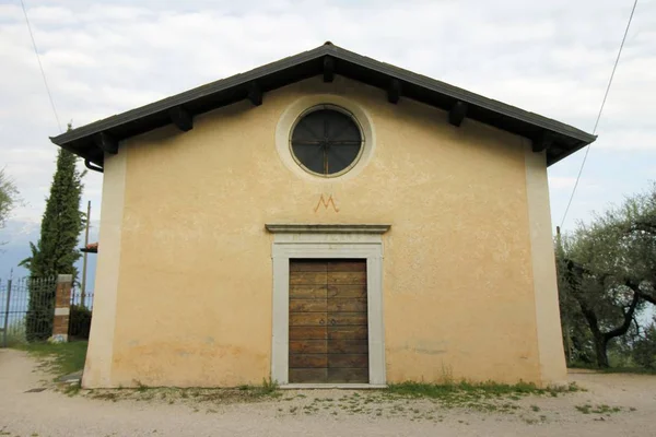 Antiguo Santuario Edificio Iglesia Católica Toscolano Brescia Italia —  Fotos de Stock