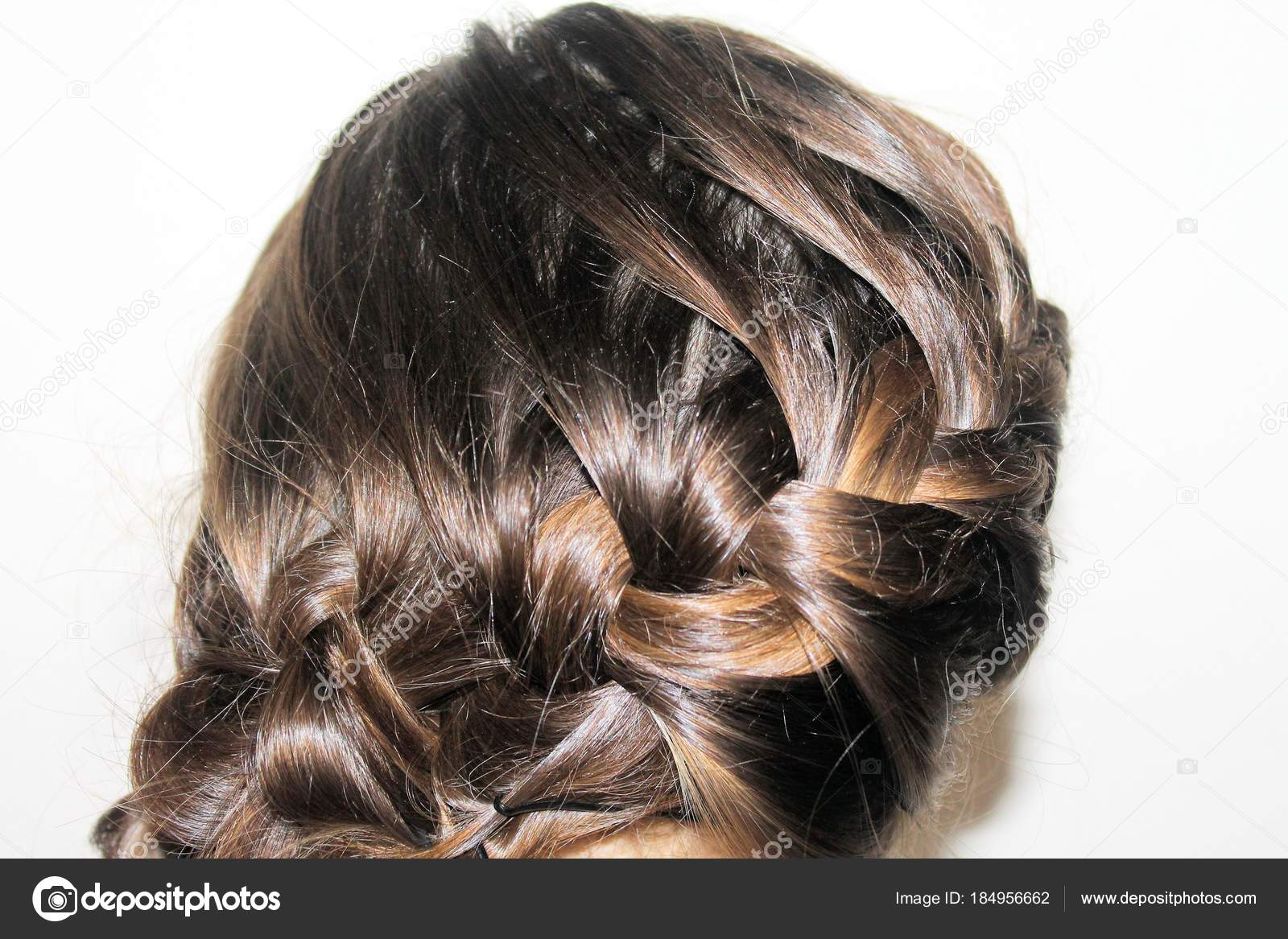 Hairstyle Braid Young Girl Stock Photo C Marcobir 184956662