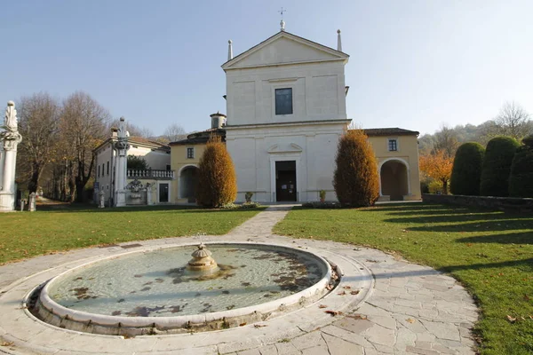 Das Heiligtum Unserer Dame Von Valverde Rezzato Der Provinz Brescia — Stockfoto