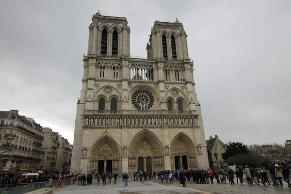 Catedral Notre Dame París Francia Notre Dame Pari Una Catedral — Foto de Stock