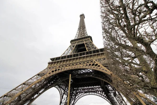 Eiffel Torony Párizs Franciaország — Stock Fotó