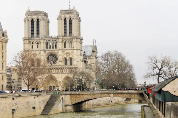 Catedral Notre Dame Paris — Fotografia de Stock