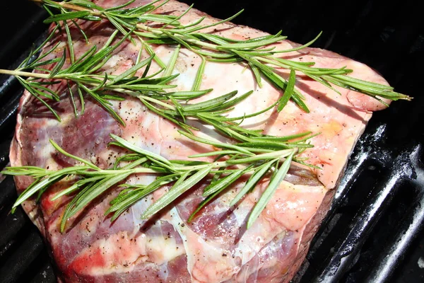 Steak Beef Rosemary Cook Grill — Stock Photo, Image
