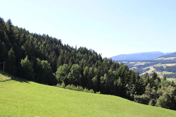 北イタリアの緑豊かな丘の風景 — ストック写真