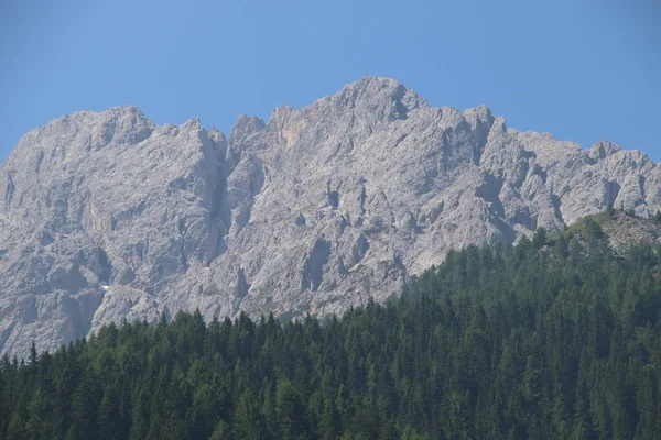 Veduta Delle Famose Cime Delle Dolomiti Estate Gruppo Delle Dolomiti — Foto Stock