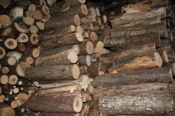 Hromada Palivového Dřeva — Stock fotografie