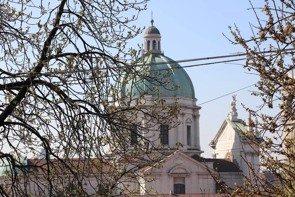 Dôme Cathédrale Brescia Dans Nord Italie — Photo