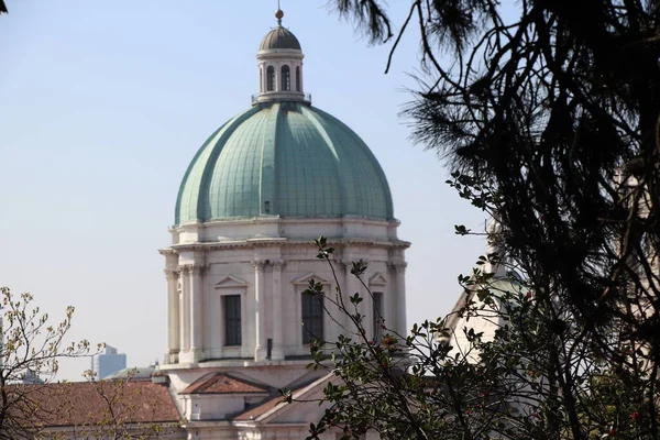 Kupole Katedrály Brescia Severní Itálii — Stock fotografie