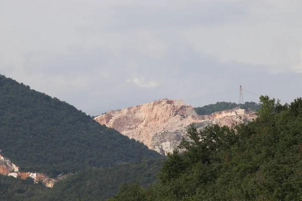 Berge Mit Marmorsteinbrüchen Botticino Norditalien — Stockfoto