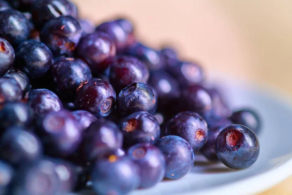 Masada taze yıkanmış yabanmersini var. 