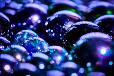 Yılbaşı, parlak Bokeh parlak cam bal soyut arkaplan