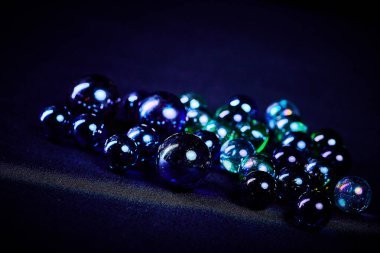 Yılbaşı, parlak Bokeh parlak cam bal soyut arkaplan