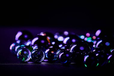 Yılbaşı, parlak Bokeh parlak cam bal soyut arkaplan