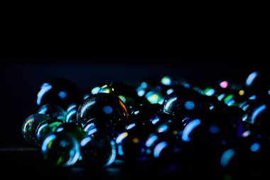 Yılbaşı, parlak Bokeh parlak cam bal soyut arkaplan