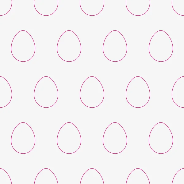 Joyeux jour de Pâques. Beaux œufs de Pâques. Illustration vectorielle. Modèle sans couture . — Image vectorielle