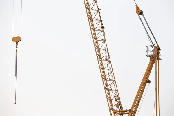 Détail d'une grue jaune — Photo