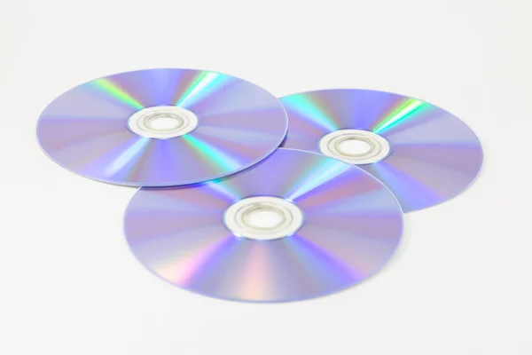 Beyaz arka planda CD — Stok fotoğraf
