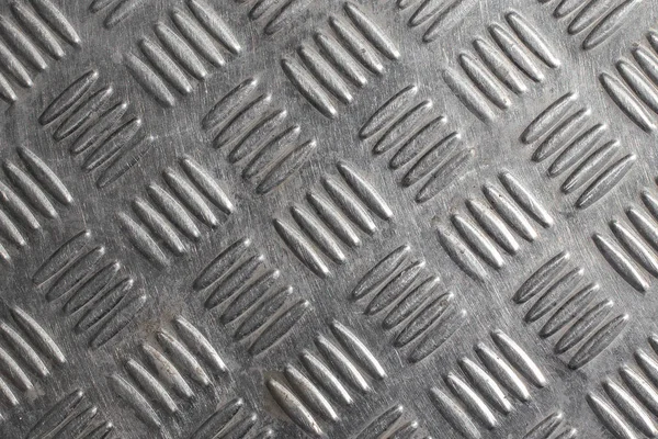 Draufsicht des Musters auf Stahlplatte — Stockfoto