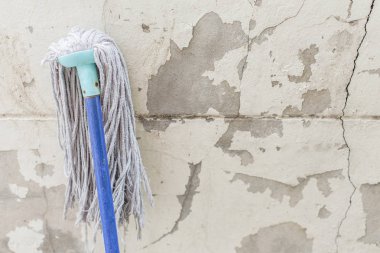 Eski duvar dokusu arkaplanını paspasla ve boşluğu kopyala