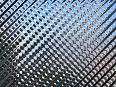 Cam bloktaki Desen 'in kapatılması ışık dokusu arkaplanını yansıtır