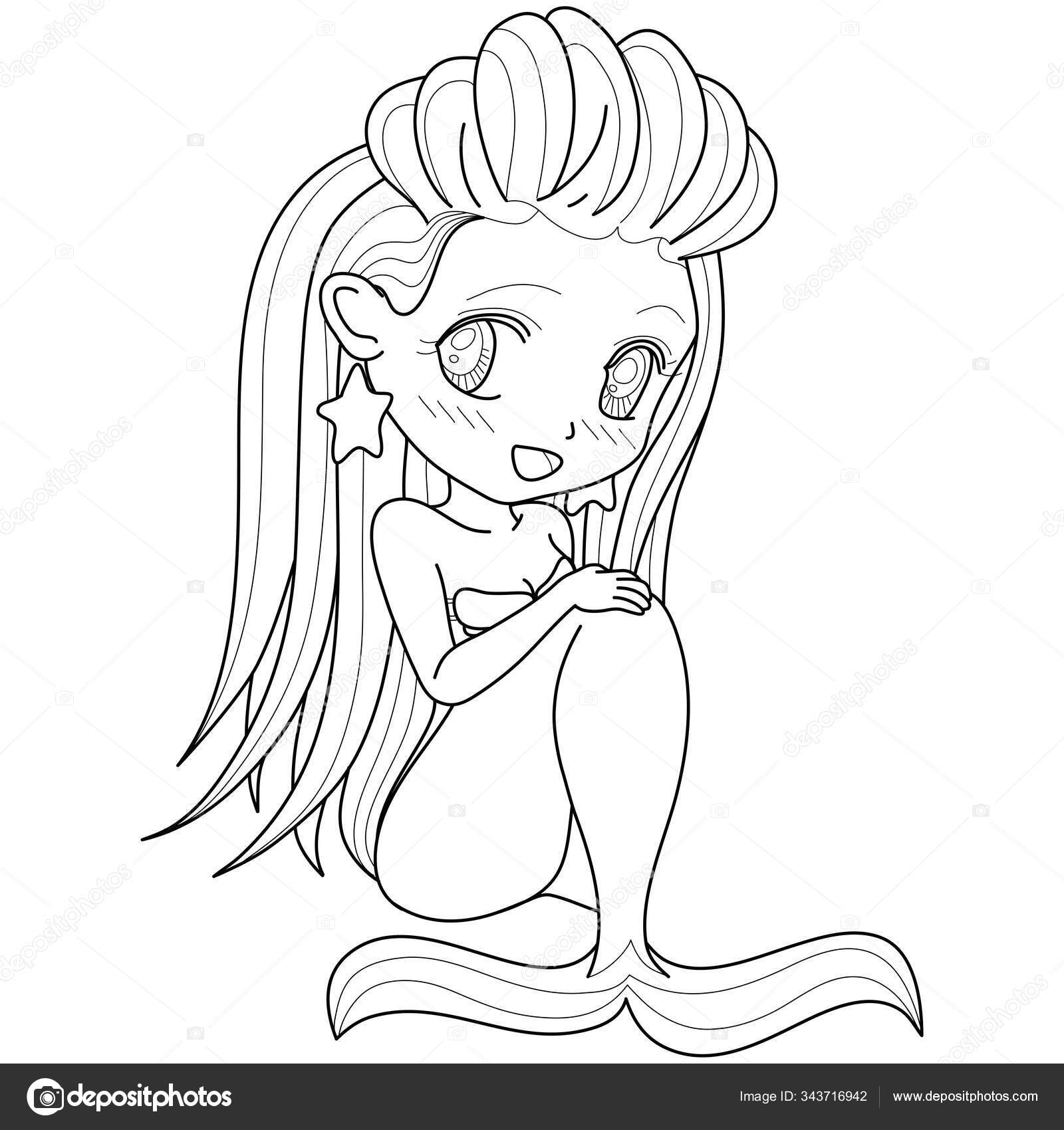 Fairy Mermaid Coloring Pages  Get Coloring Pages