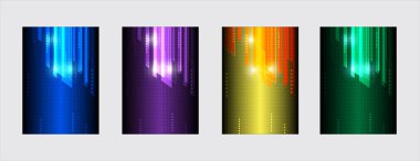 Minimum kaplama tasarım, teknolojik grafik arka plan. Kitaplar, albümler, defterler, raporlar, dergiler için düzenleme ayarlandı. Eps10 vektörü.