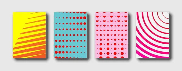 Minimal kapak tasarımı. Soyut arkaplan metin için hazır. Renkli yarım ton eğimleri. Tasarımın için güzel bir illüstrasyon. Eps10 vektörü.