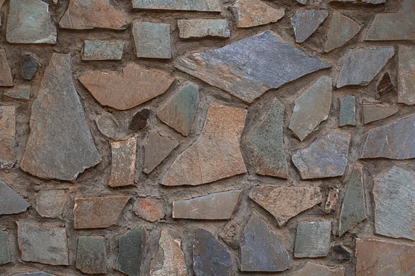 Kamenná Stěna Exteriér Pozadí Dobrou Texturou Pro Text Kreativní Design — Stock fotografie