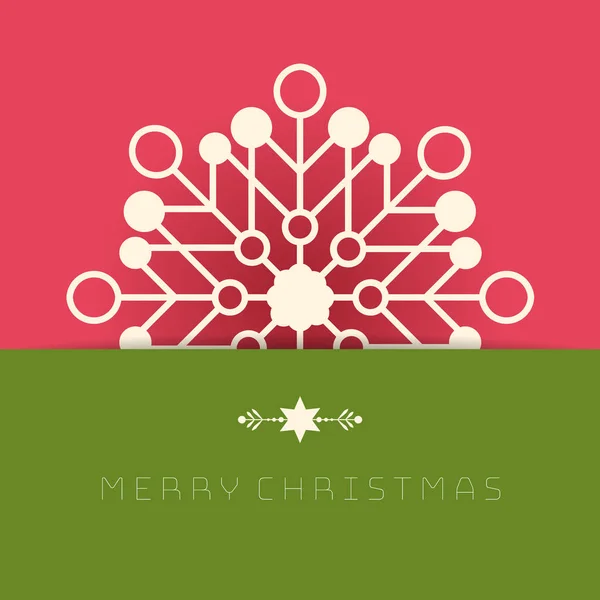 ビジネス挨拶クリスマス カード. — ストックベクタ