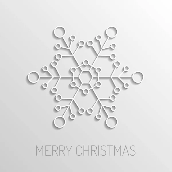 メリークリスマスグリーティングカード. — ストックベクタ
