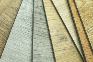 PVC Polymer Vinil numunesi, kopyalama alanı içindeki kat tasarımını seçecek müşteriler için