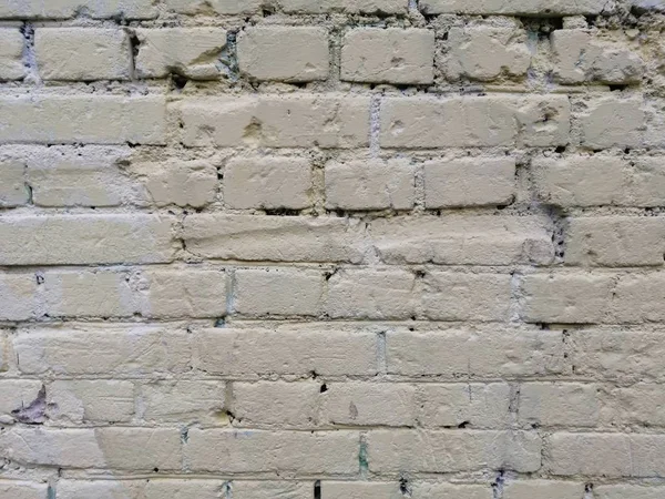 美しい光の背景と古い不均一なレンガの質感灰色の壁 — ストック写真