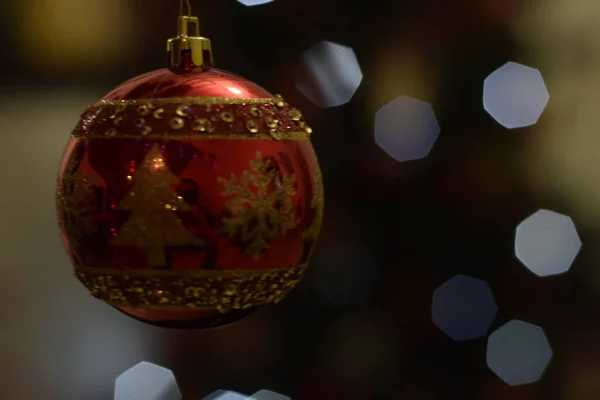 Lights of Christmas Tree — Stock Photo, Image