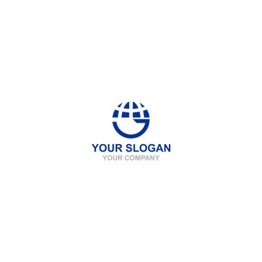 G Küresel Logo Tasarım Vektörü