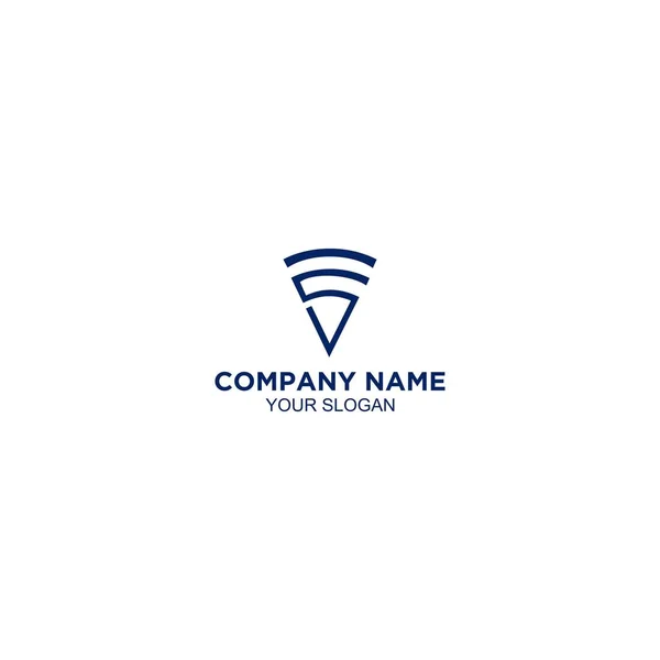 Wifi Logo Design Vector — Stockvector