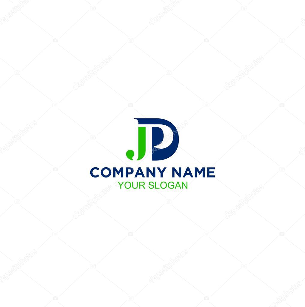 Monogram JPD Logo Design Vector